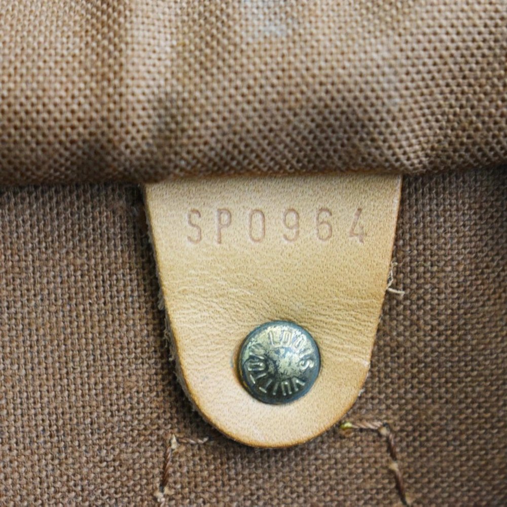 LOUIS VUITTON  Speedy 40 Monogram Canvas Satchel Bag - Picture 11 of 11